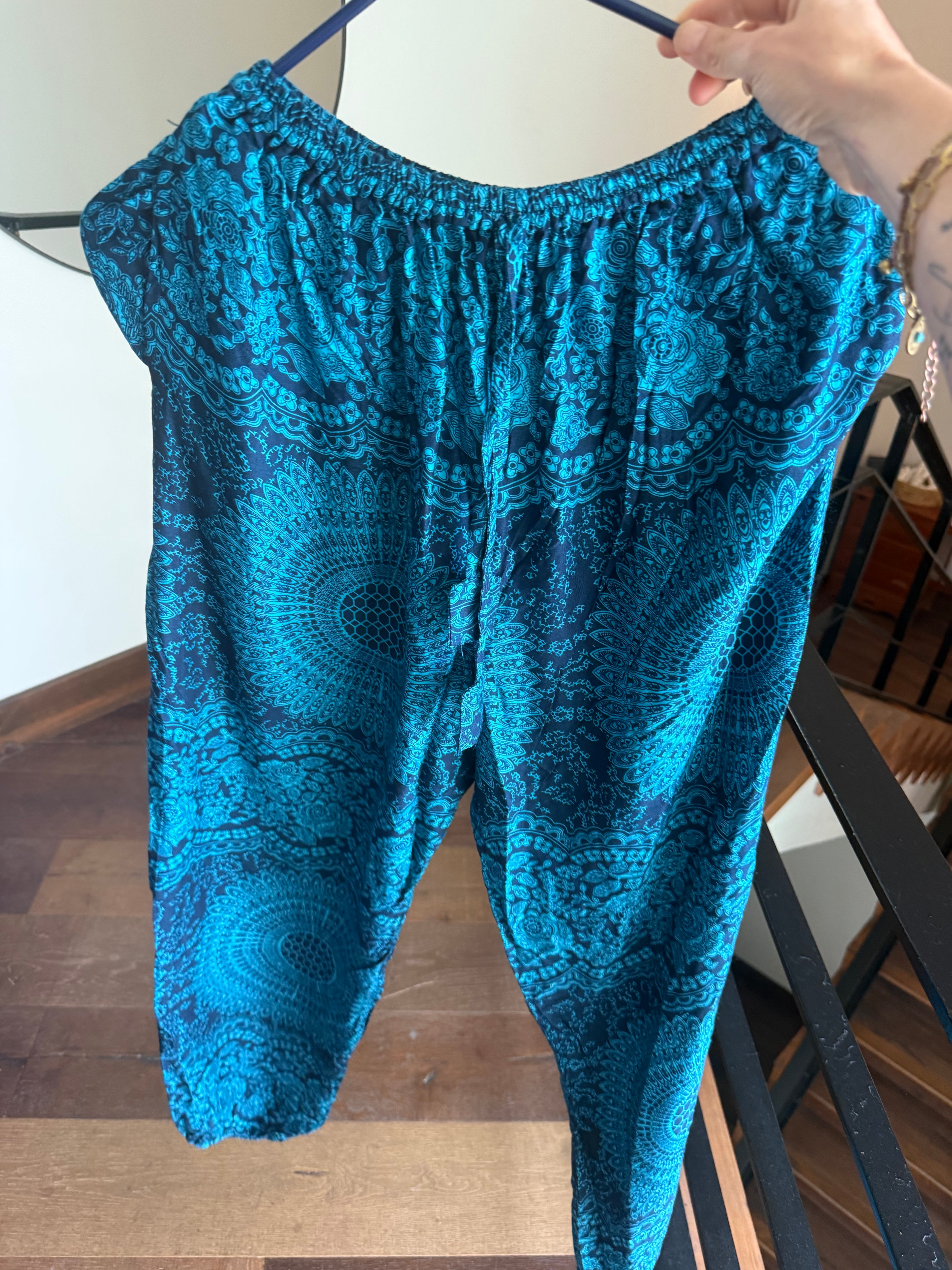 Blue/ teal pants