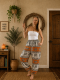 Orange elephant pants
