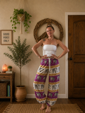 Purple elephant pants