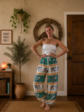Green elephant pants